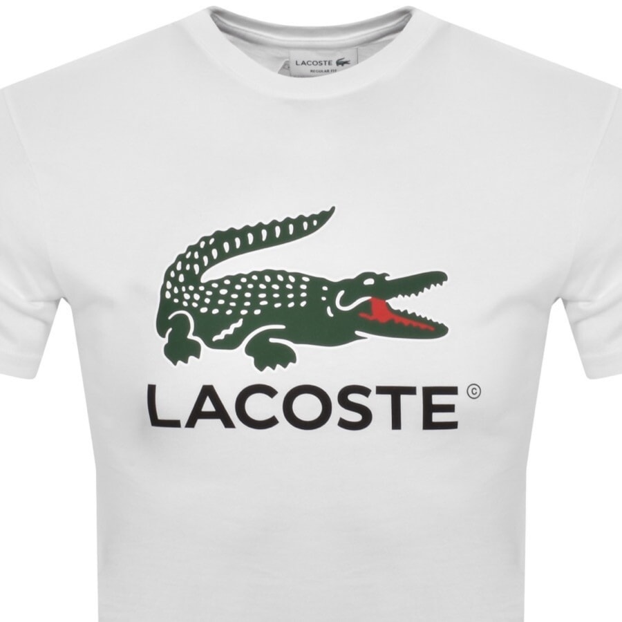 Lacoste Logo T Shirt White
